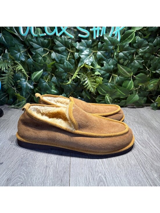 L.L.Bean Wicked Good Sheepskin Slippers Men’s 10 Slip-On Brown/Tan Real Fur main image 5